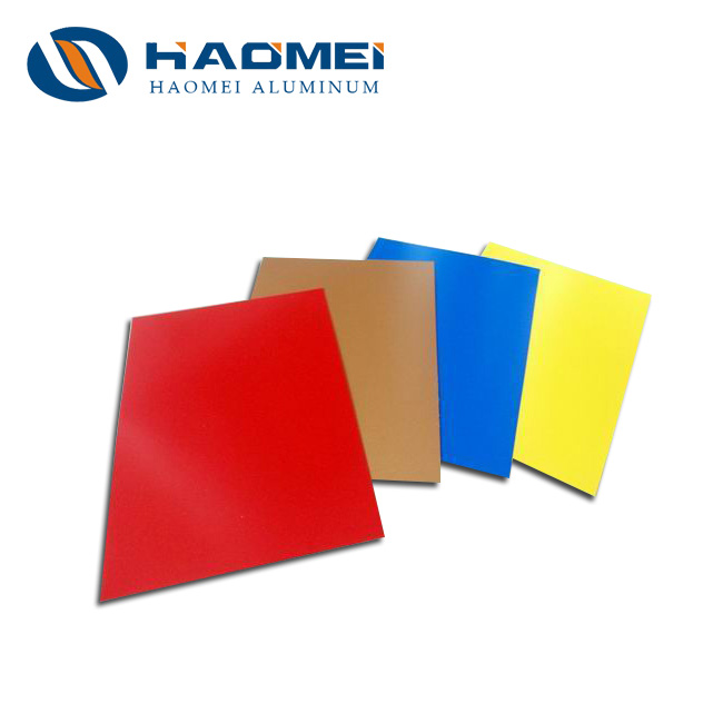 Color coated aluminum sheet, aluminum sheet